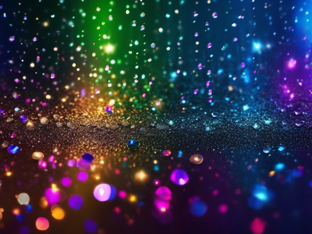 Glitter Rain Background  