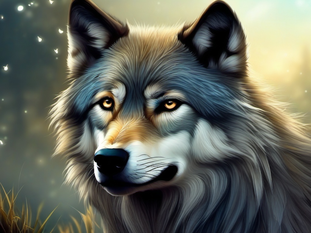 wolf wallpaper cute  ,desktop background wallpaper