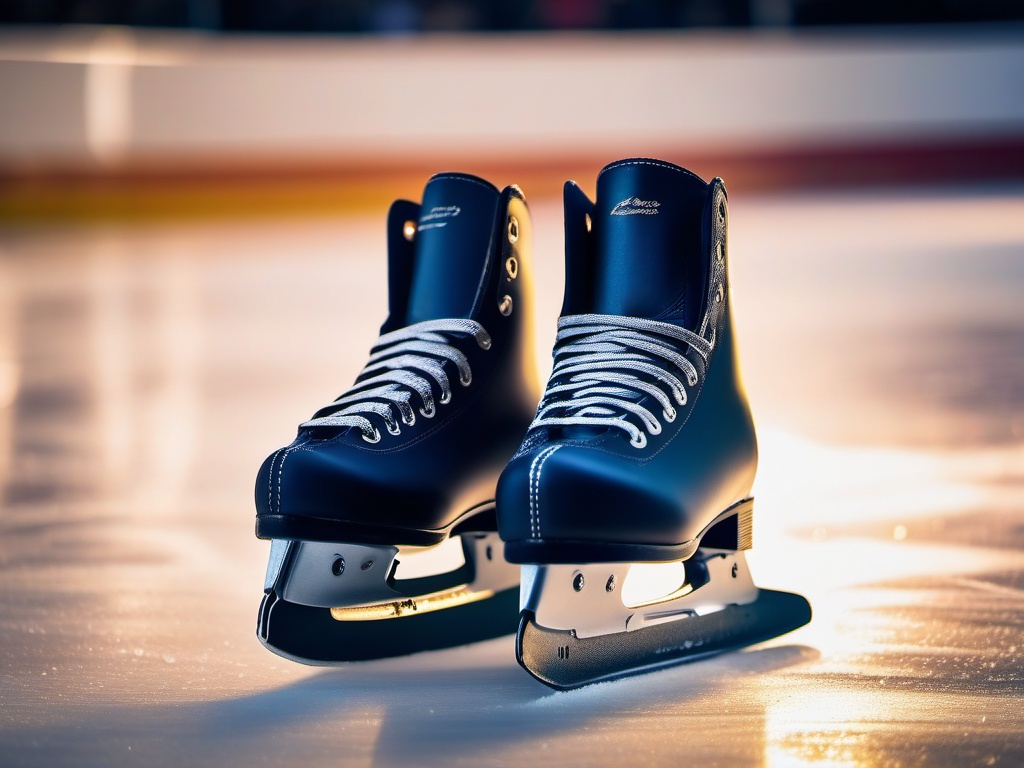 Winter Skating Rink  background picture, close shot professional product  photography, natural lighting, canon lens, shot on dslr 64 megapixels sharp focus