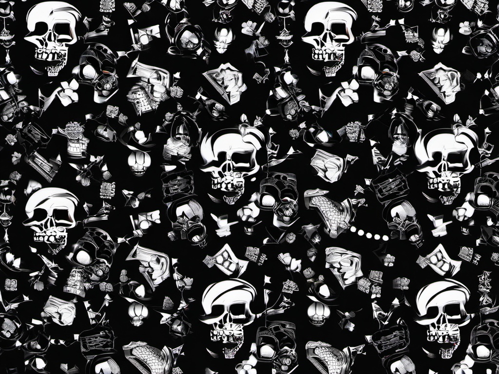 Black Wallpaper Skull  ,desktop background wallpaper