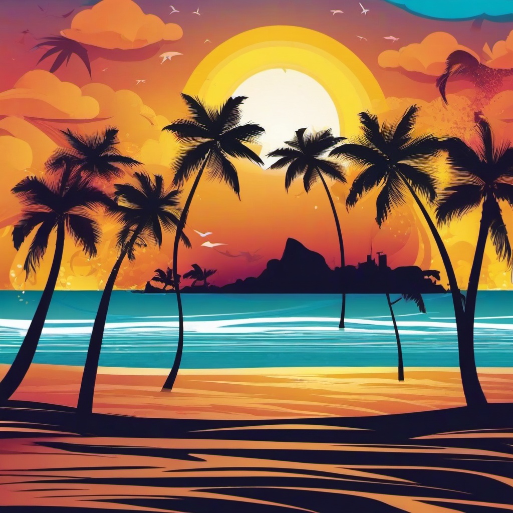 Beach background - beach party background  