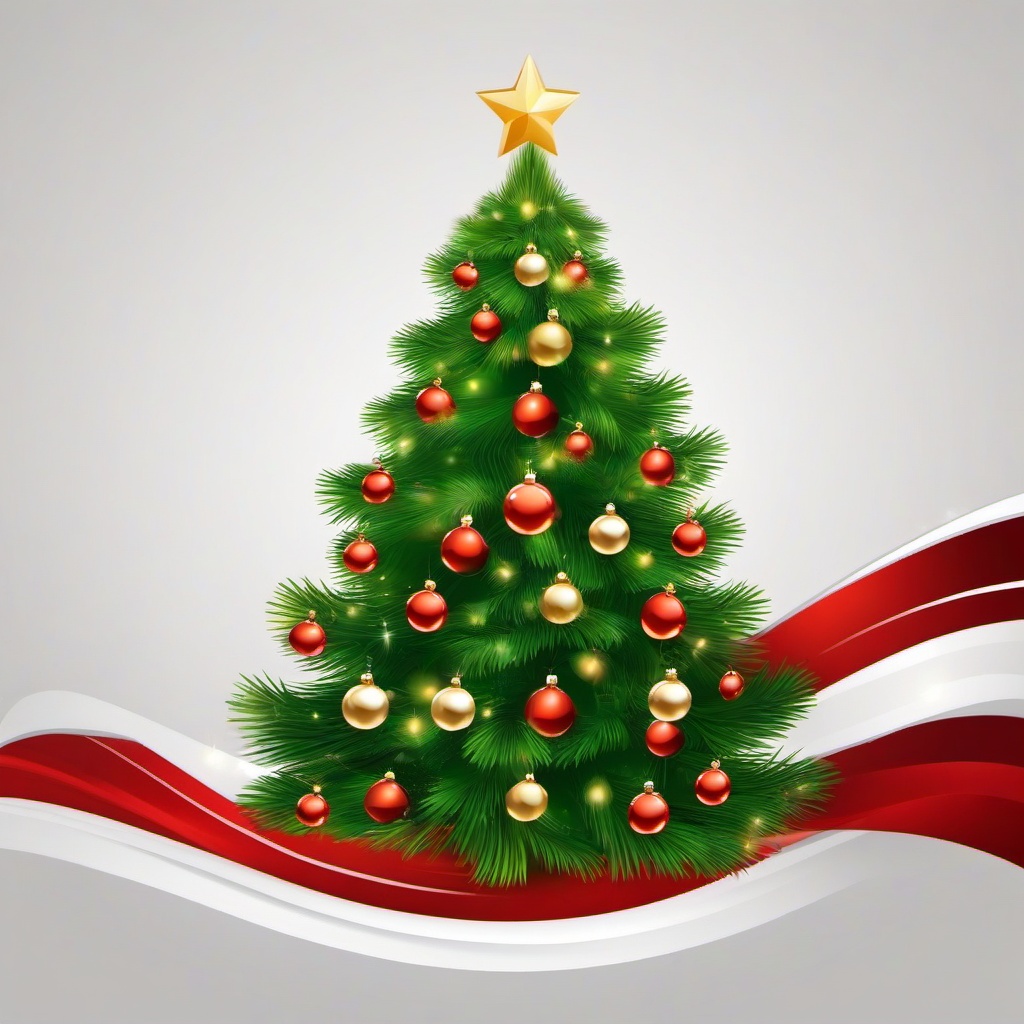 Christmas Background Wallpaper - christmas tree cartoon transparent background  