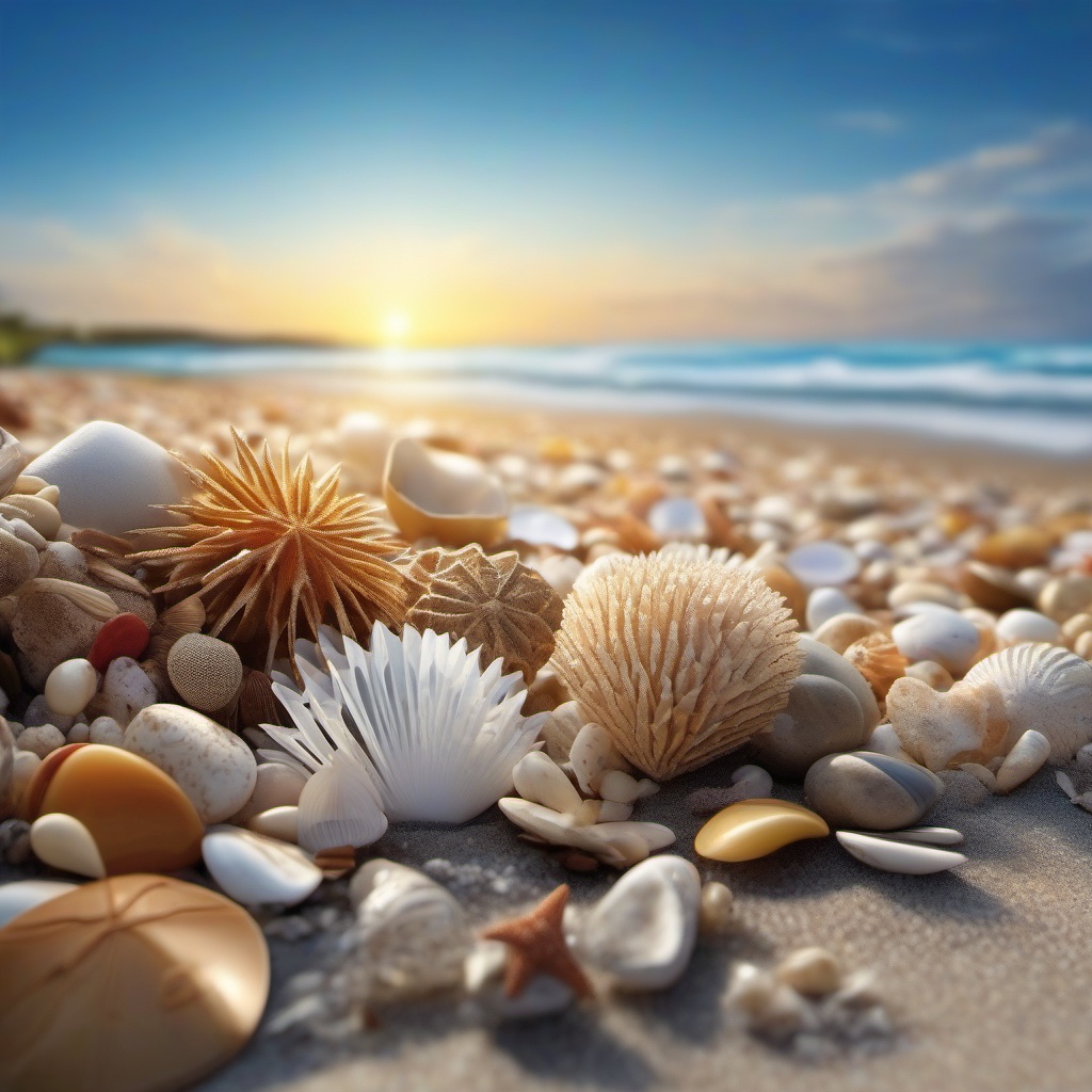 Beachside beachcombing adventures close shot perspective view, photo realistic background, hyper detail, high resolution