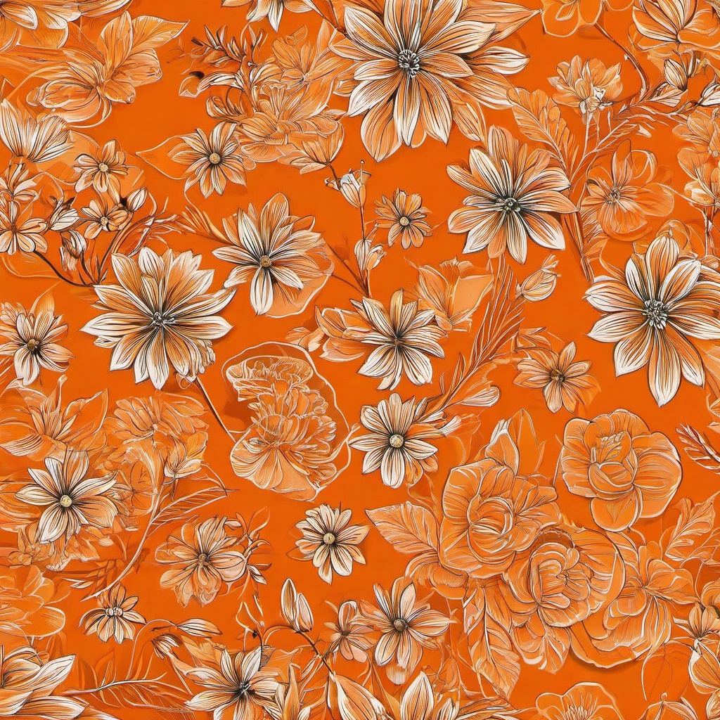 Orange Background Wallpaper - flower background orange  