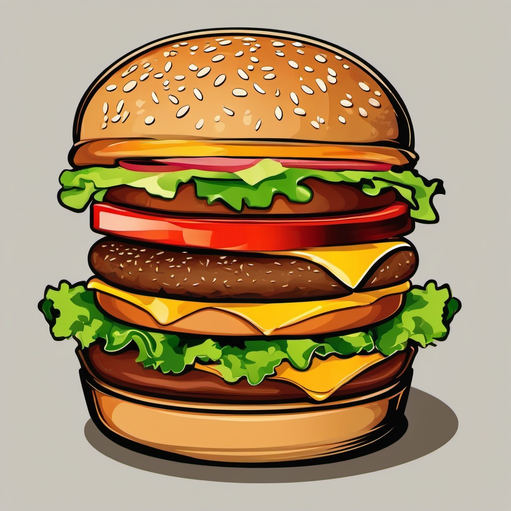 Burger  clipart