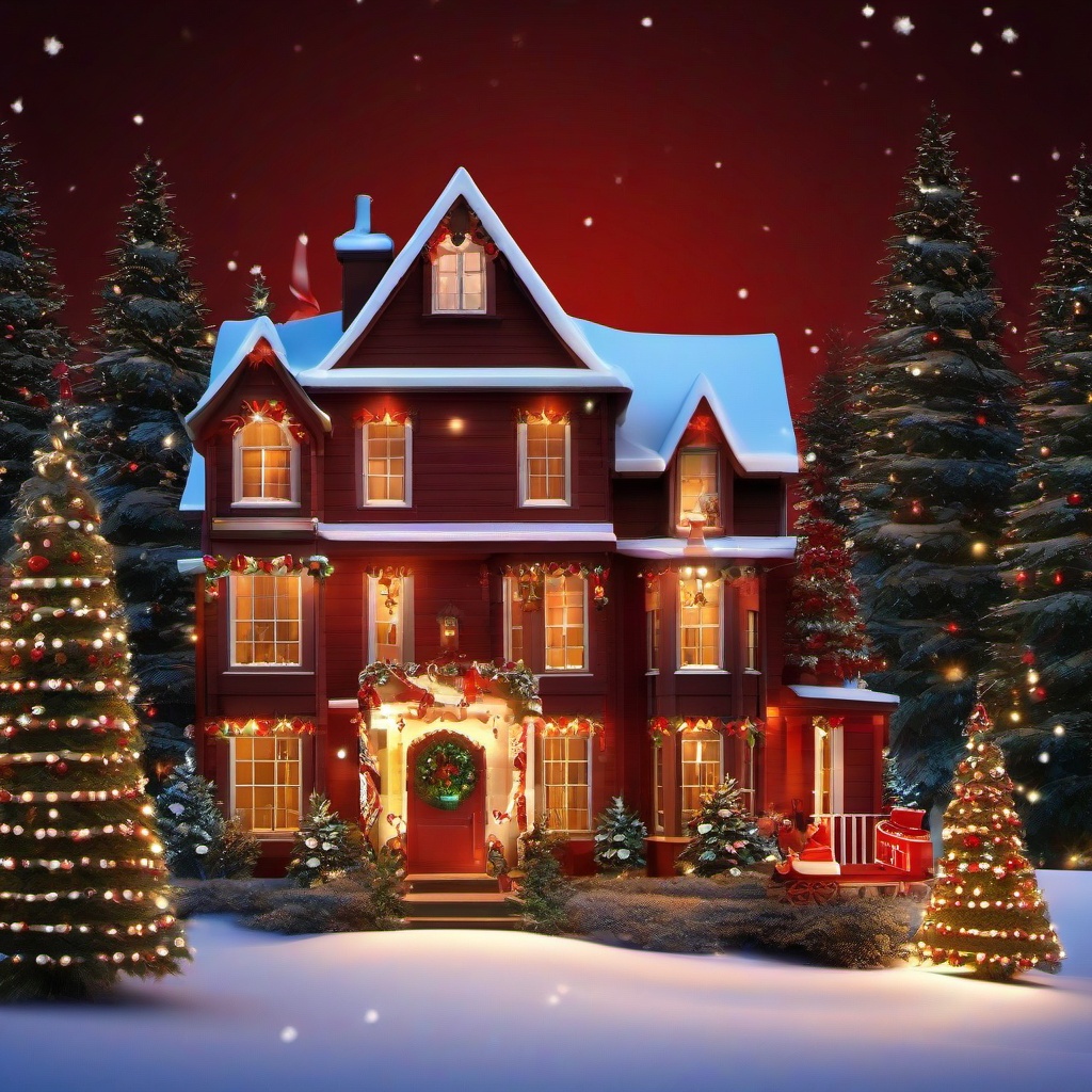 Christmas Background Wallpaper - christmas house wallpaper  