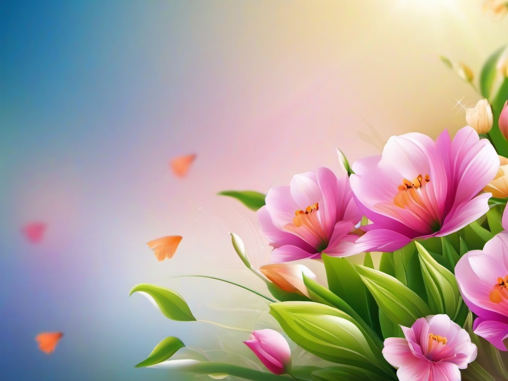 Flower Background Wallpaper - spring floral background  