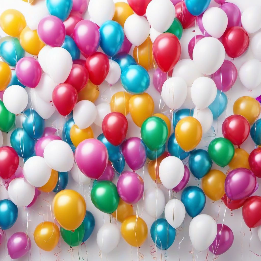 Party Background Wallpaper - white background balloons  