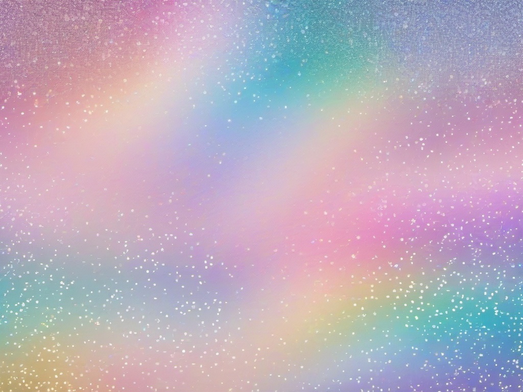 Pastel Rainbow Glitter Background  