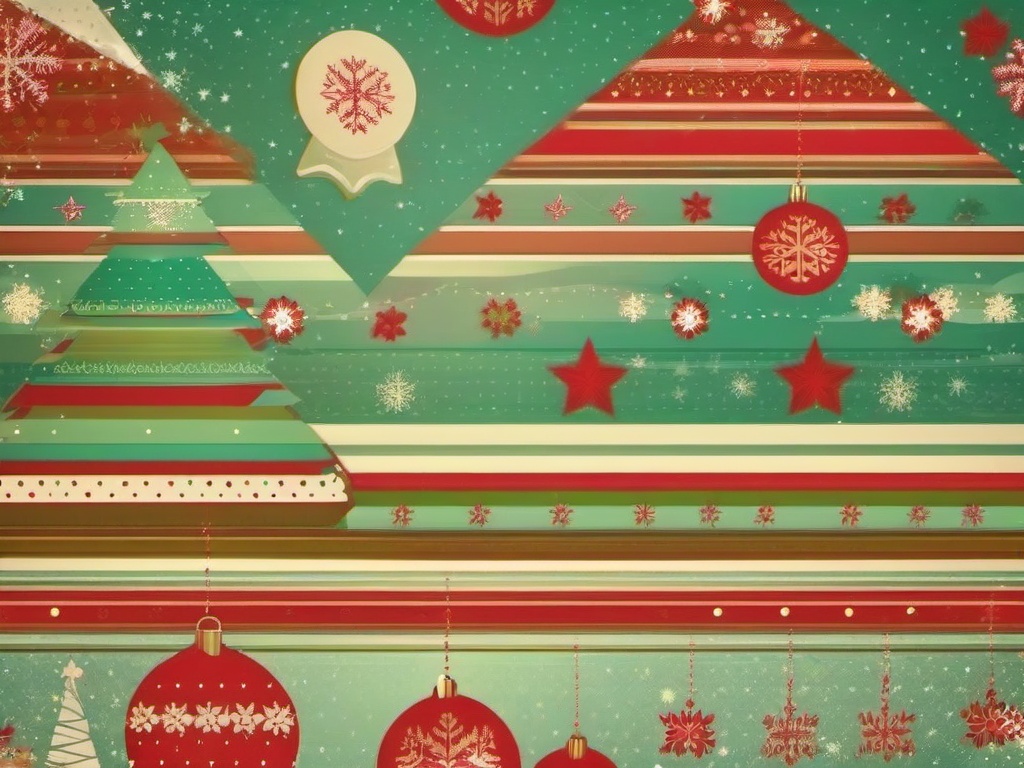 Retro Christmas Background  