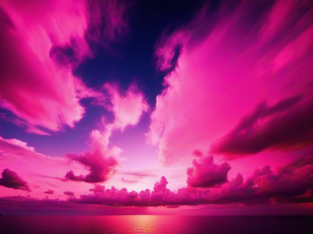 Pink Sky Clouds Wallpaper  ,desktop background wallpaper