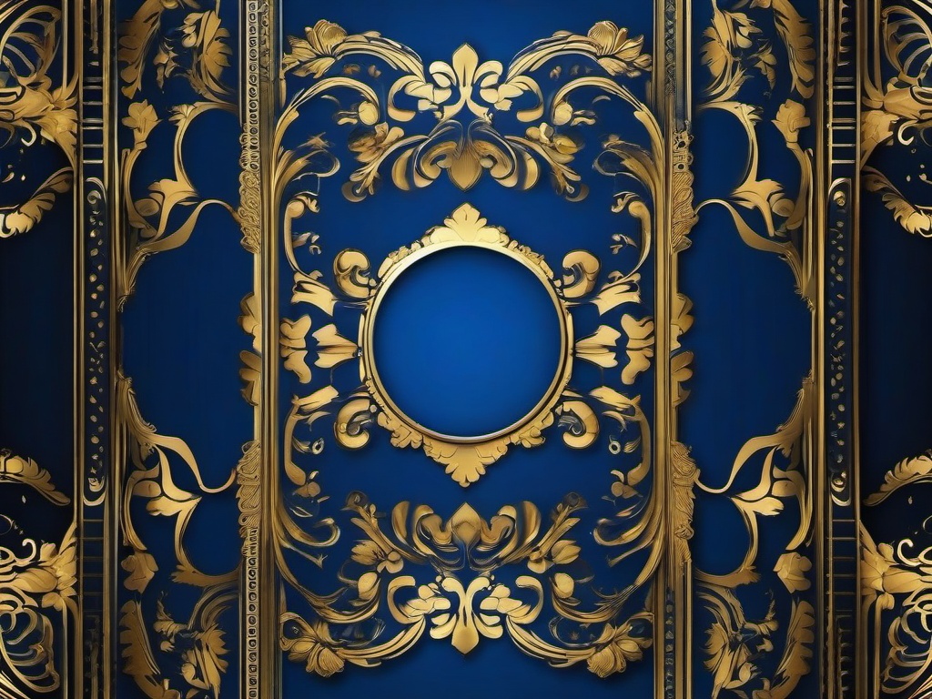 Elegant Blue And Gold Background - Sophisticated blue with gold accents.  background wallpaper