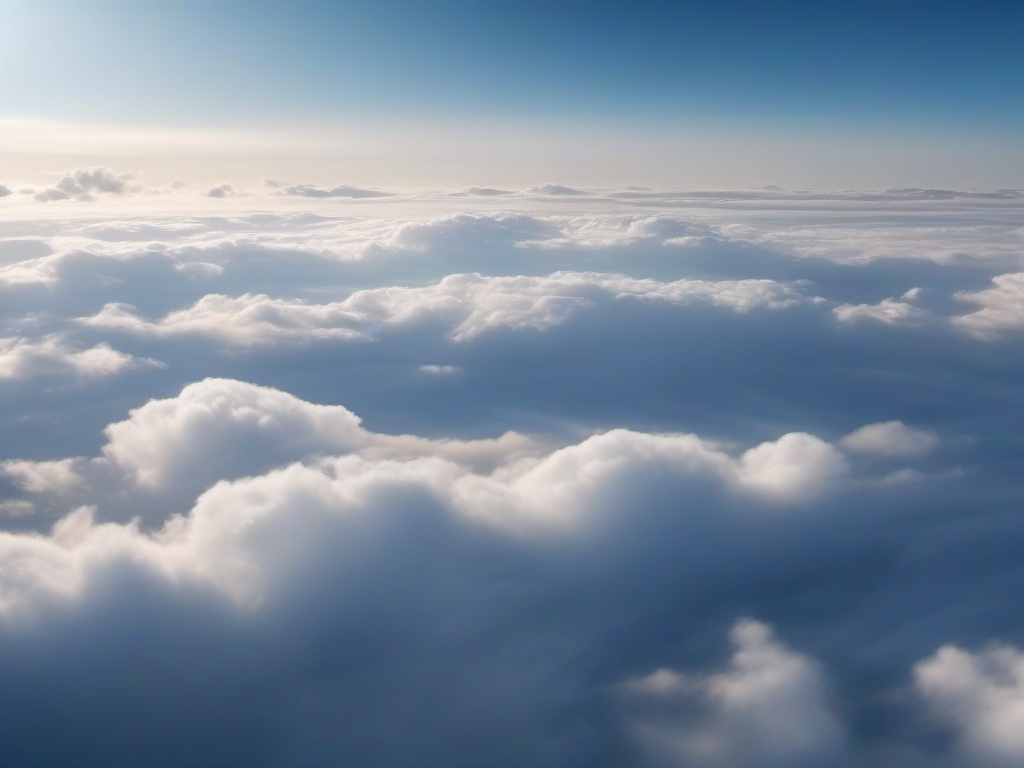 Soft, cloudy sky top view, photo realistic background, hyper detail, high resolution