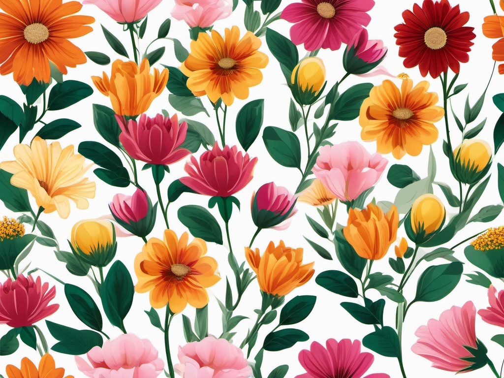 Picture of flower clipart, A detailed and realistic flower illustration.  simple, 2d flat