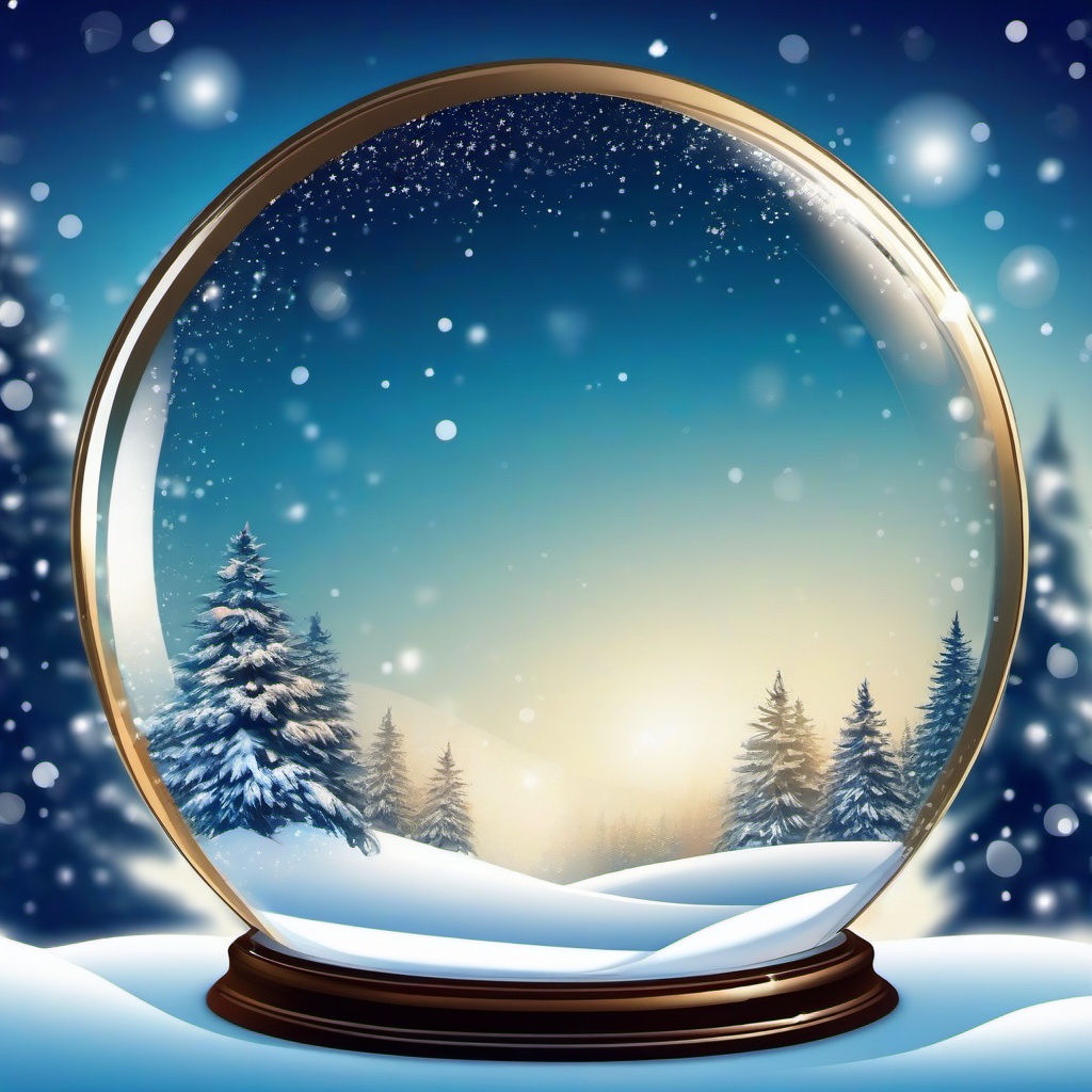 Snow Background Wallpaper - snow globe background  