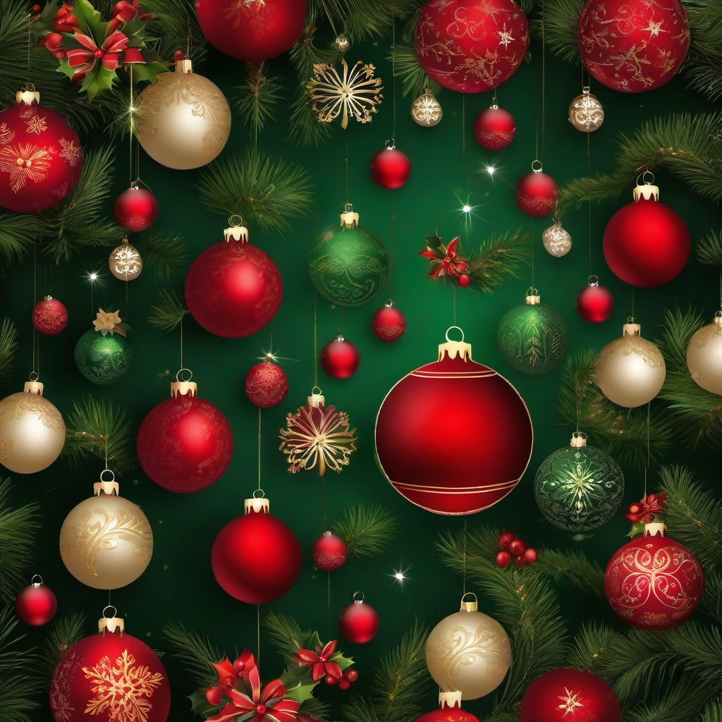 Christmas Background Wallpaper - christmas ornament backdrop  