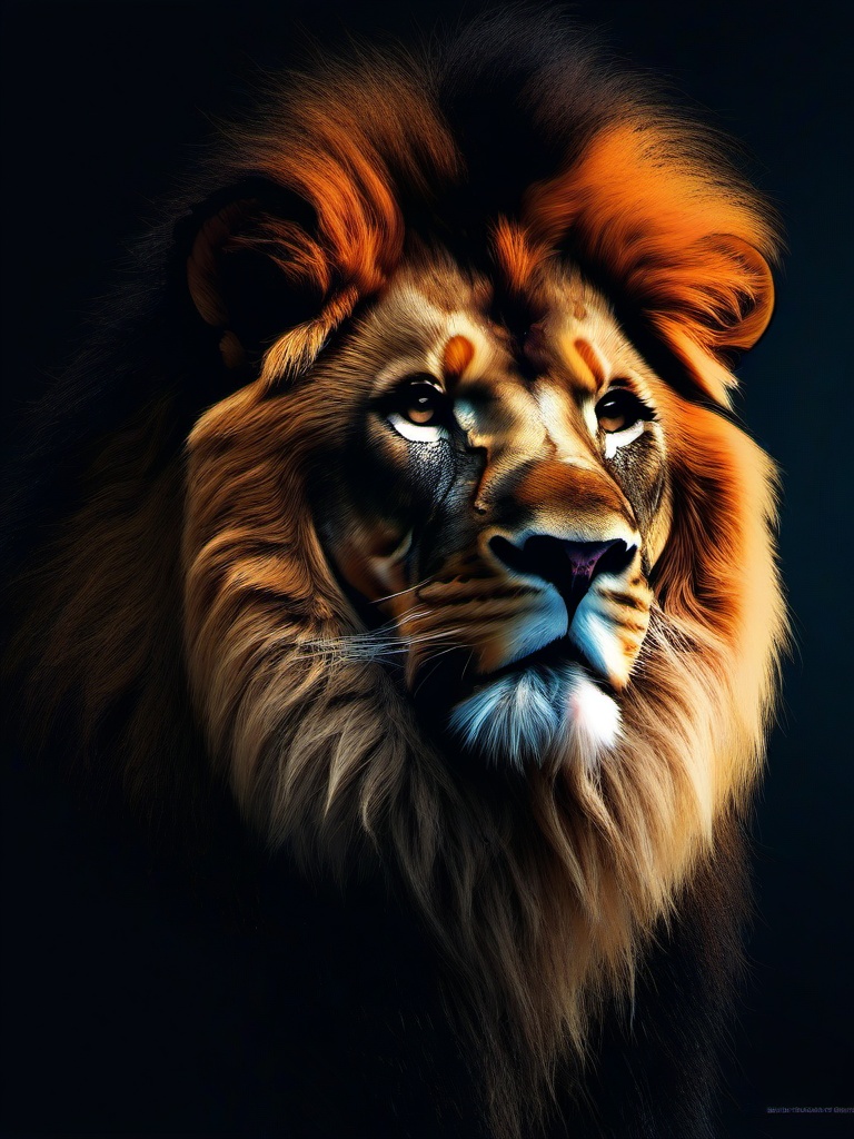 Lion Wallpaper Dark  ,desktop background wallpaper