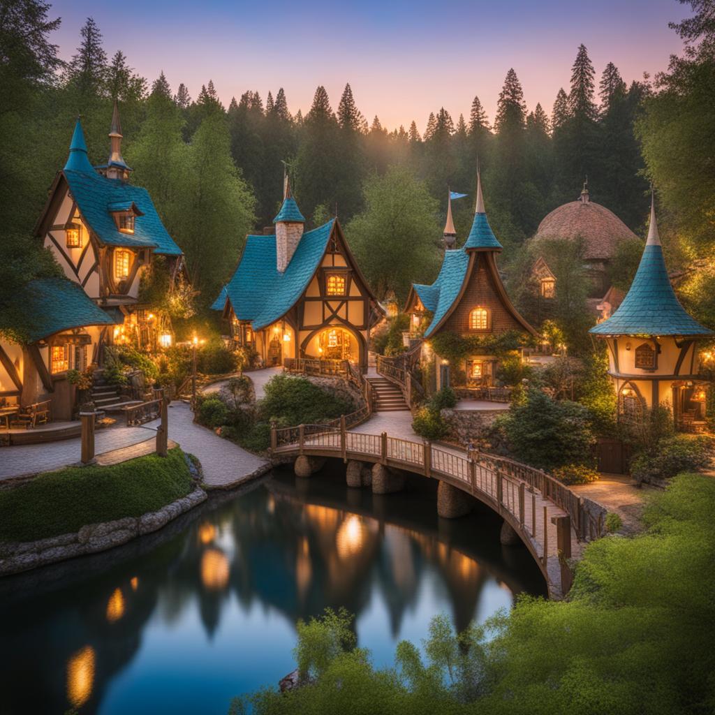 live out your favorite fairy tales in the charming fairy tale village. 