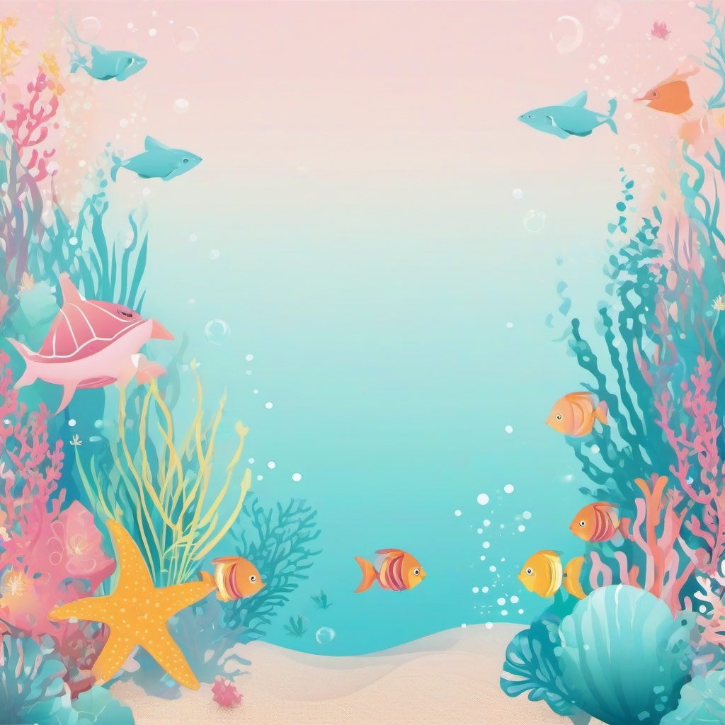 Party Background Wallpaper - under the sea pastel background  