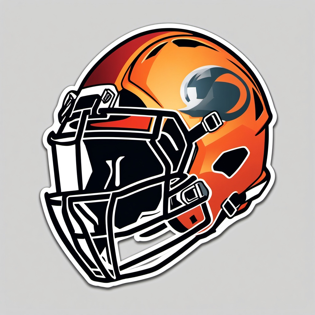 Football Sticker - Football for sports enthusiasts, ,vector color sticker art,minimal