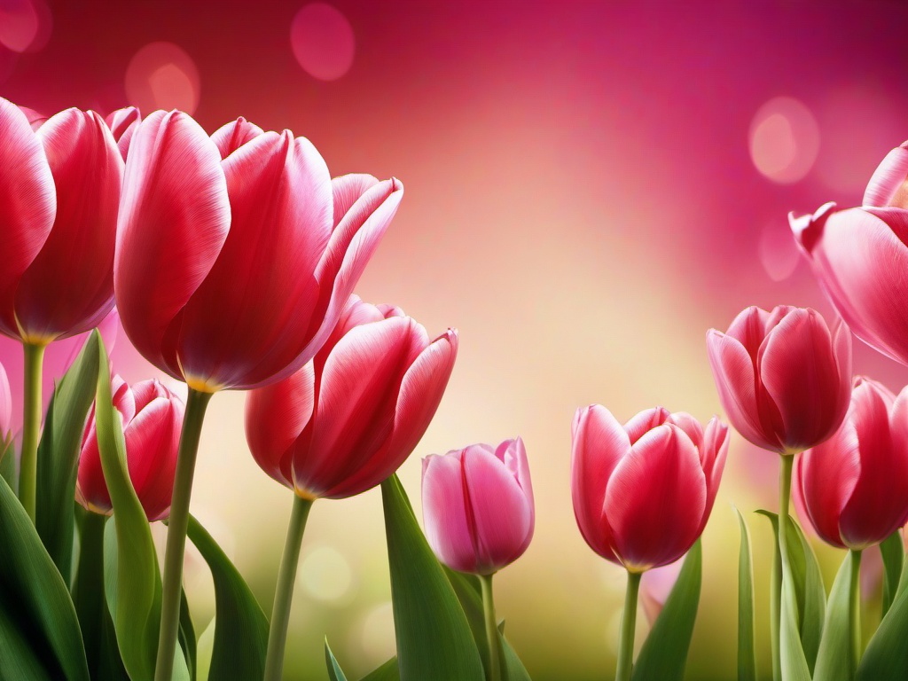 Flower Background Wallpaper - tulip background  