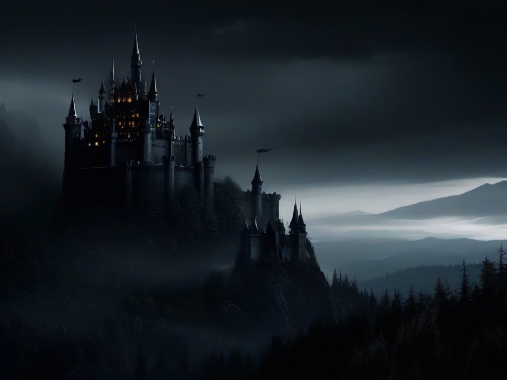 Dark Castle Background  ,desktop background wallpaper