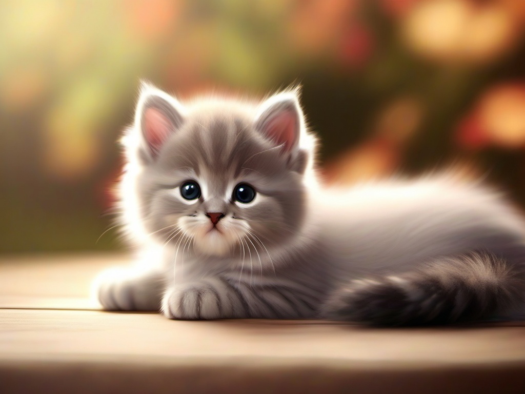 wallpaper cute kitty  ,desktop background wallpaper