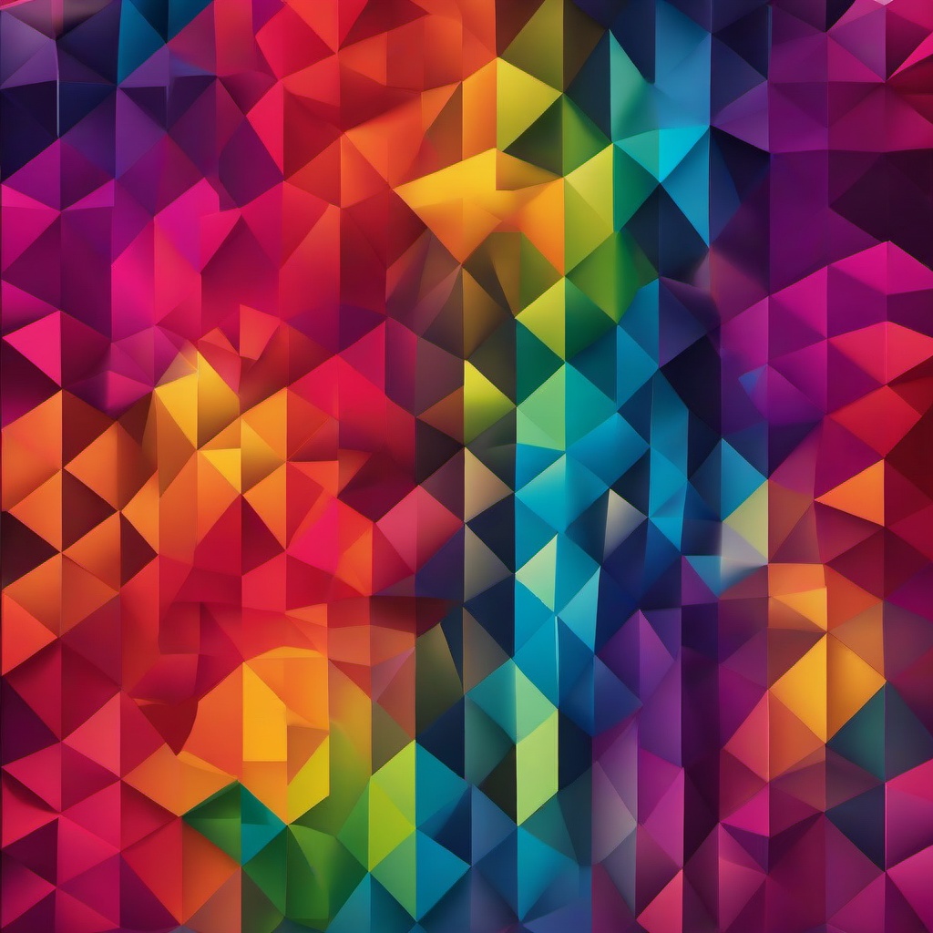 Rainbow Background Wallpaper - rainbow geometric background  