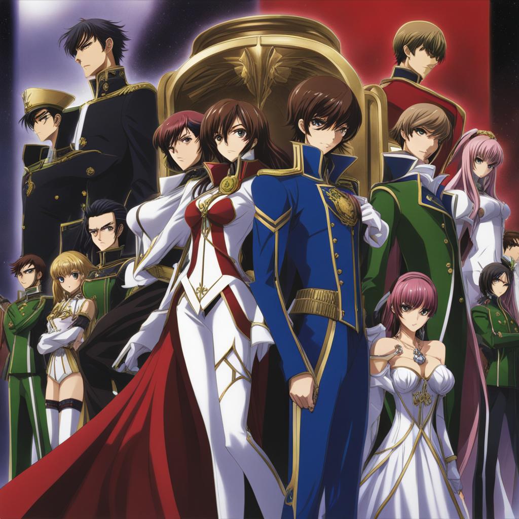 code geass leads a rebellion against oppressive forces. 