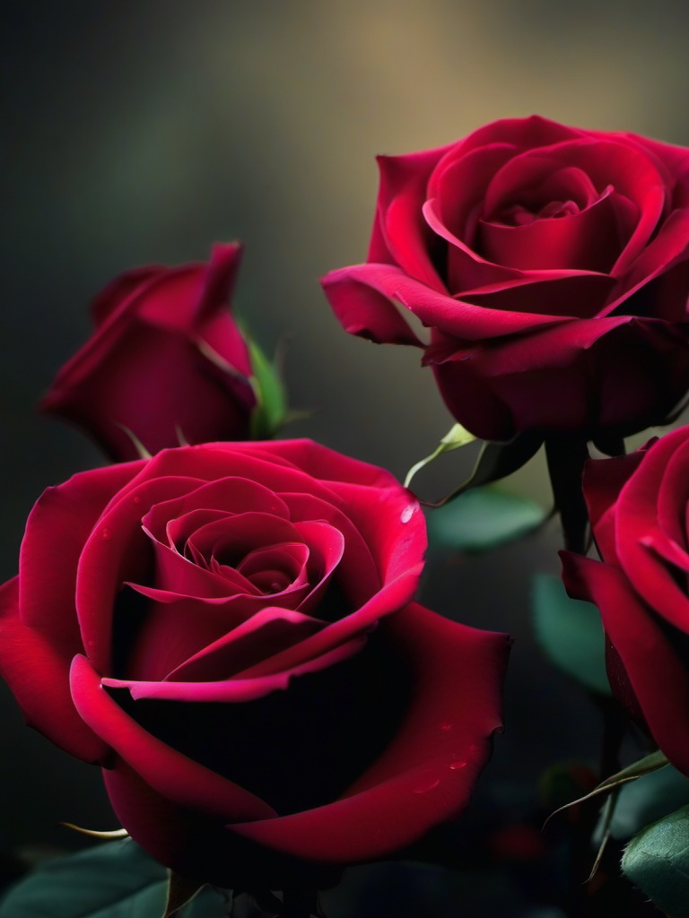 Dark Red Rose Wallpaper Hd  ,mobile iphone background wallpaper