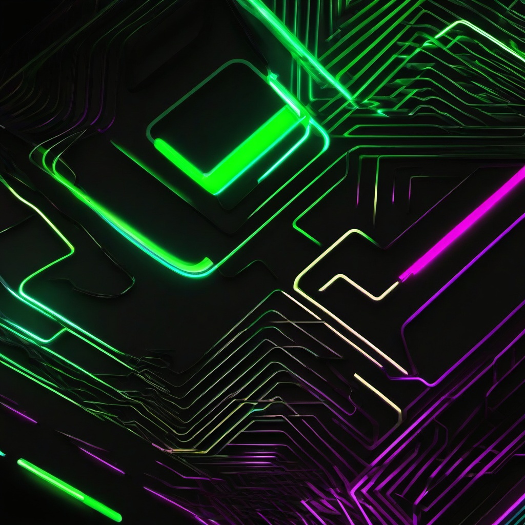 Neon Background Wallpaper - green neon background  