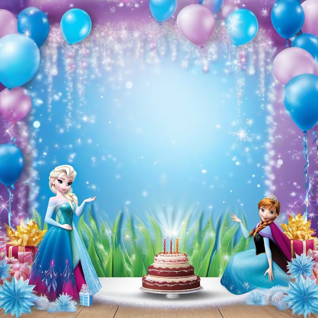 Birthday Background Wallpaper - frozen backdrop for birthday party  