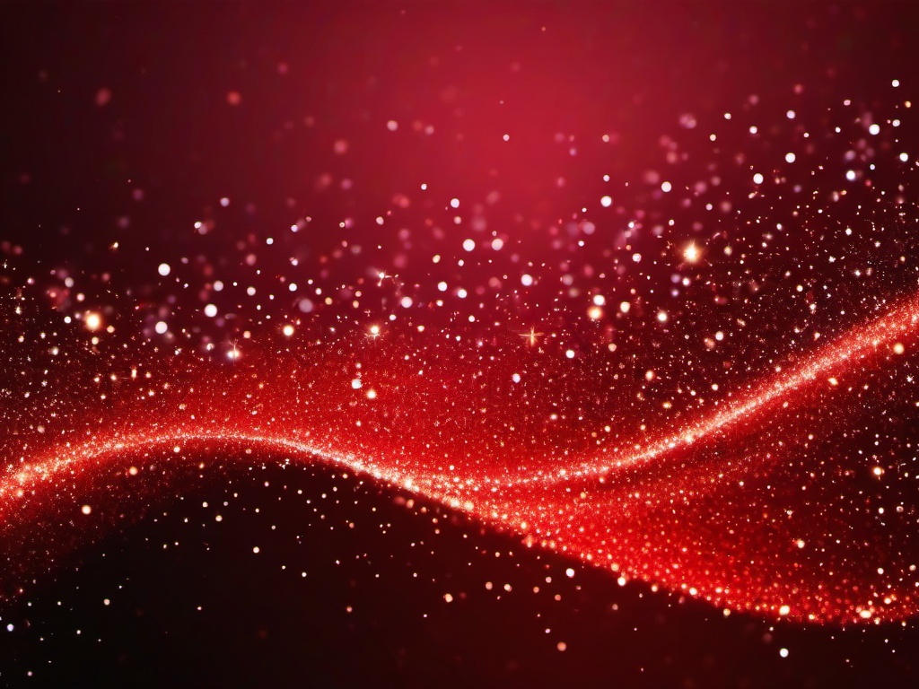 Red Sparkling Background  