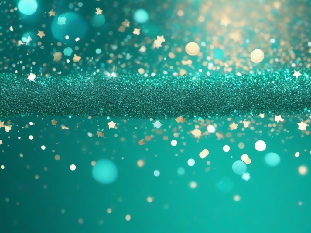 Light Teal Glitter Background  