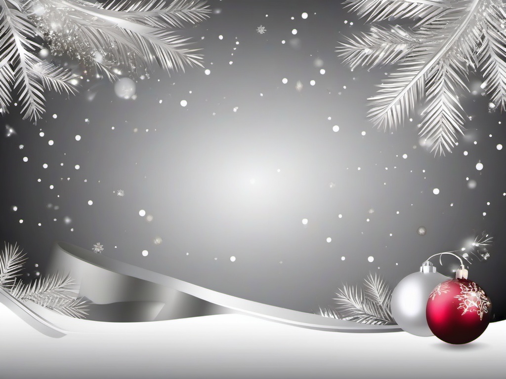 Christmas Silver Background  