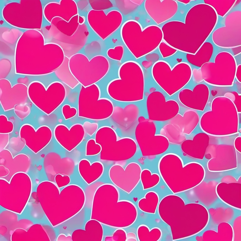 Heart Background Wallpaper - pink hearts wallpaper background  