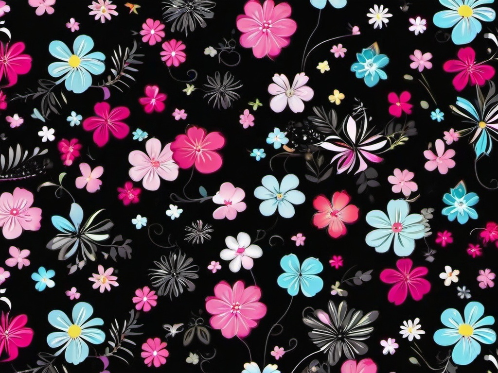 girly cute black wallpaper  ,desktop background wallpaper