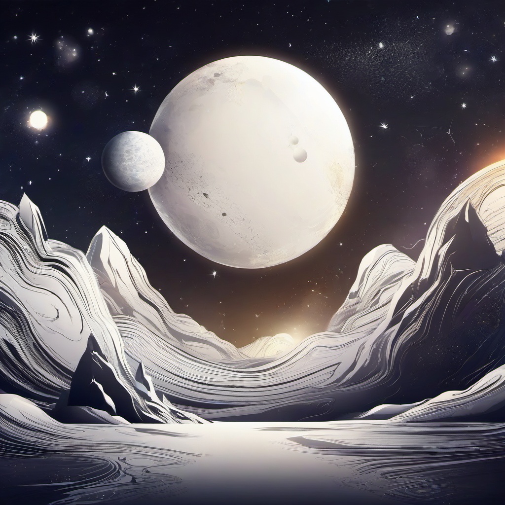 space background drawing  background