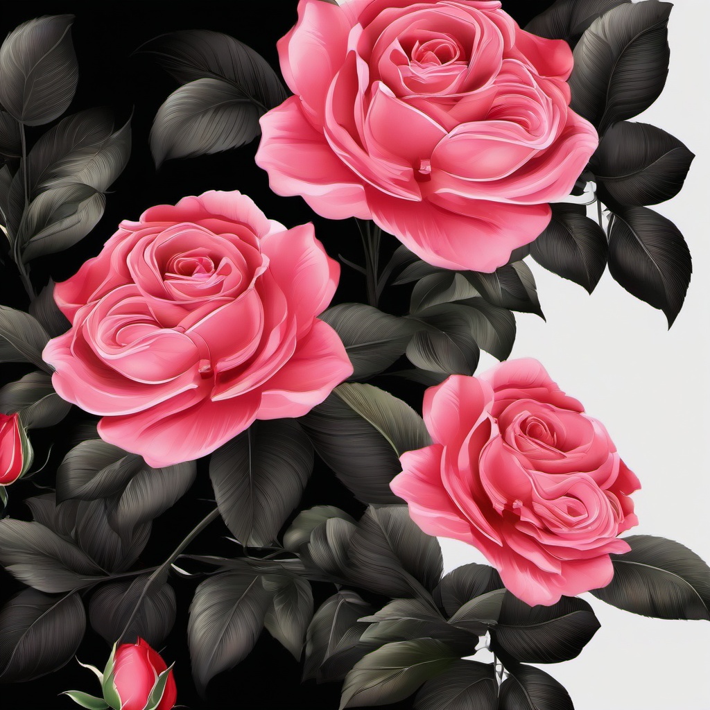 Flower Background Wallpaper - rose in a black background  