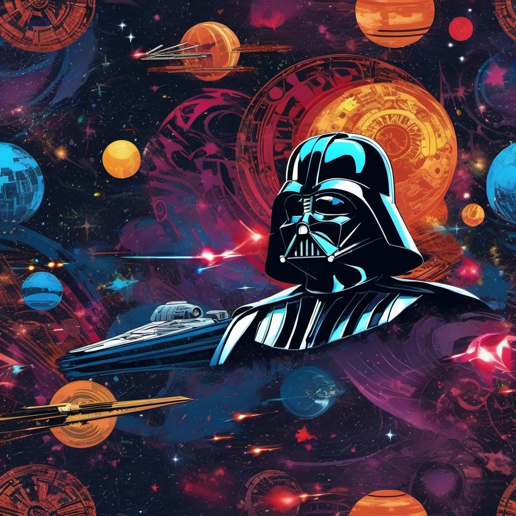 Star Wars Wallpapers - Epic Star Wars Battles and Characters wallpaper splash art, vibrant colors, intricate patterns