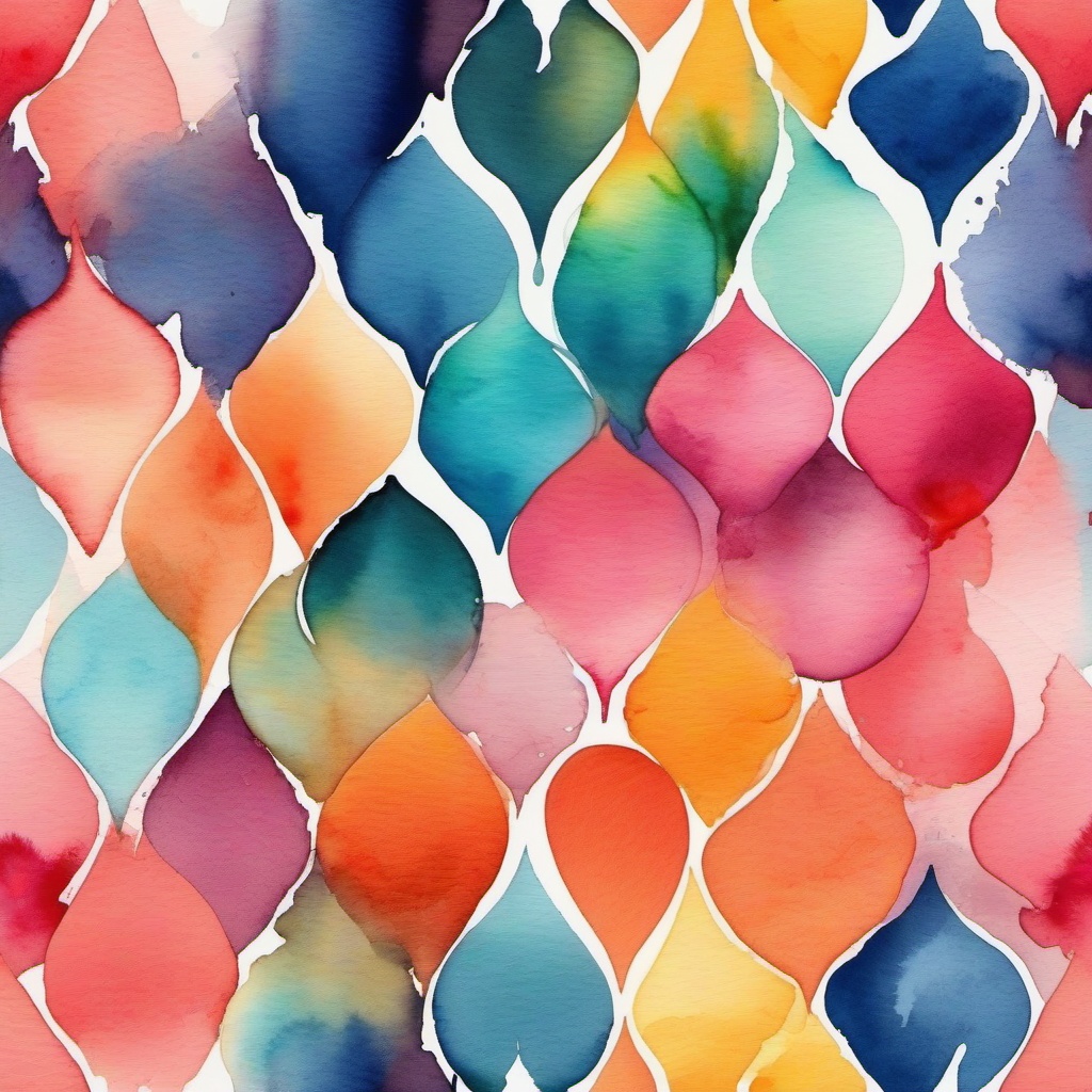 Watercolor Background - Colorful Watercolor Brushstrokes  intricate patterns, splash art, wallpaper art