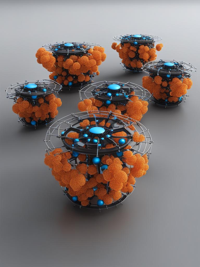 advanced nanobot swarm, reshaping matter at the atomic level to build or repair structures. 