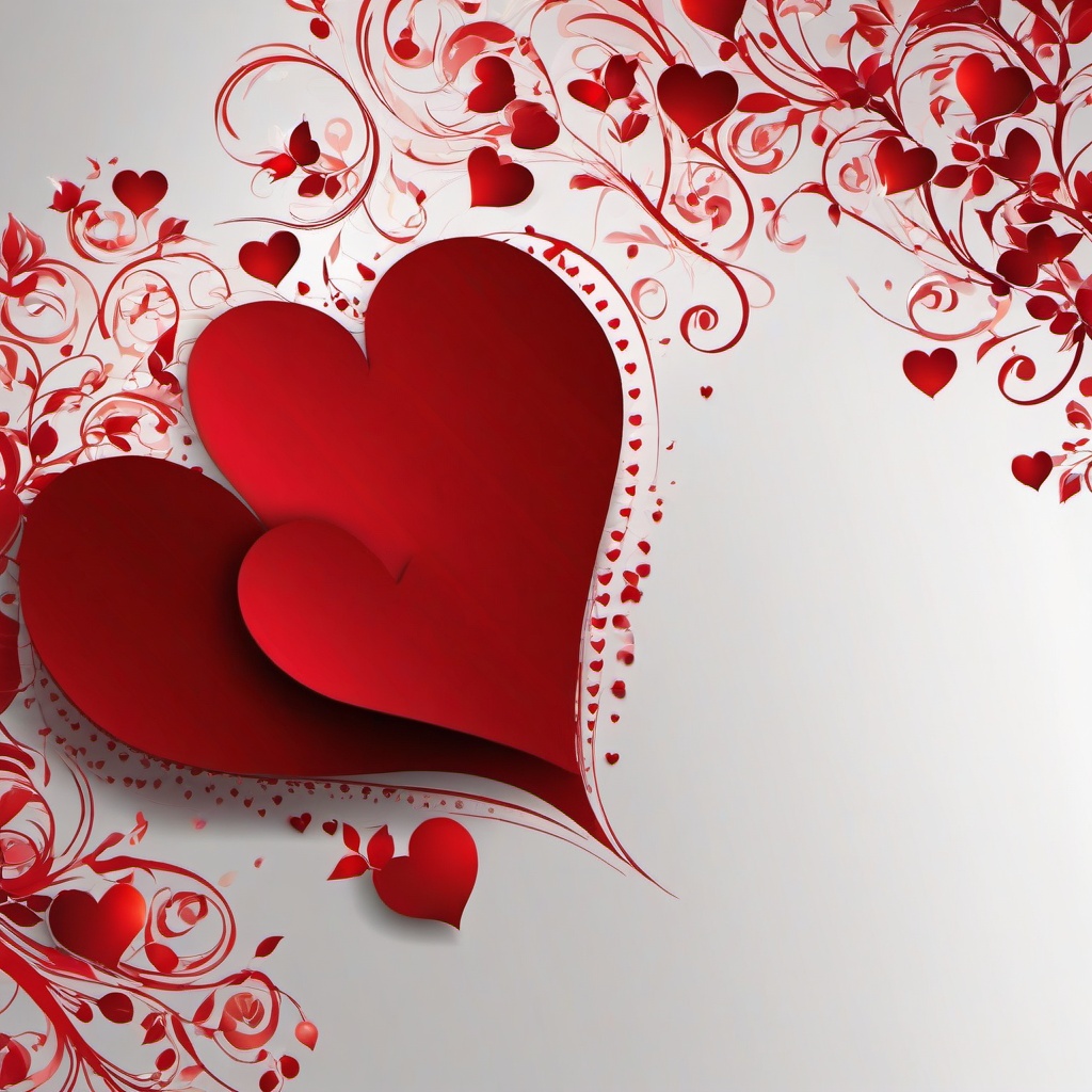 Red Background Wallpaper - wallpaper red heart  