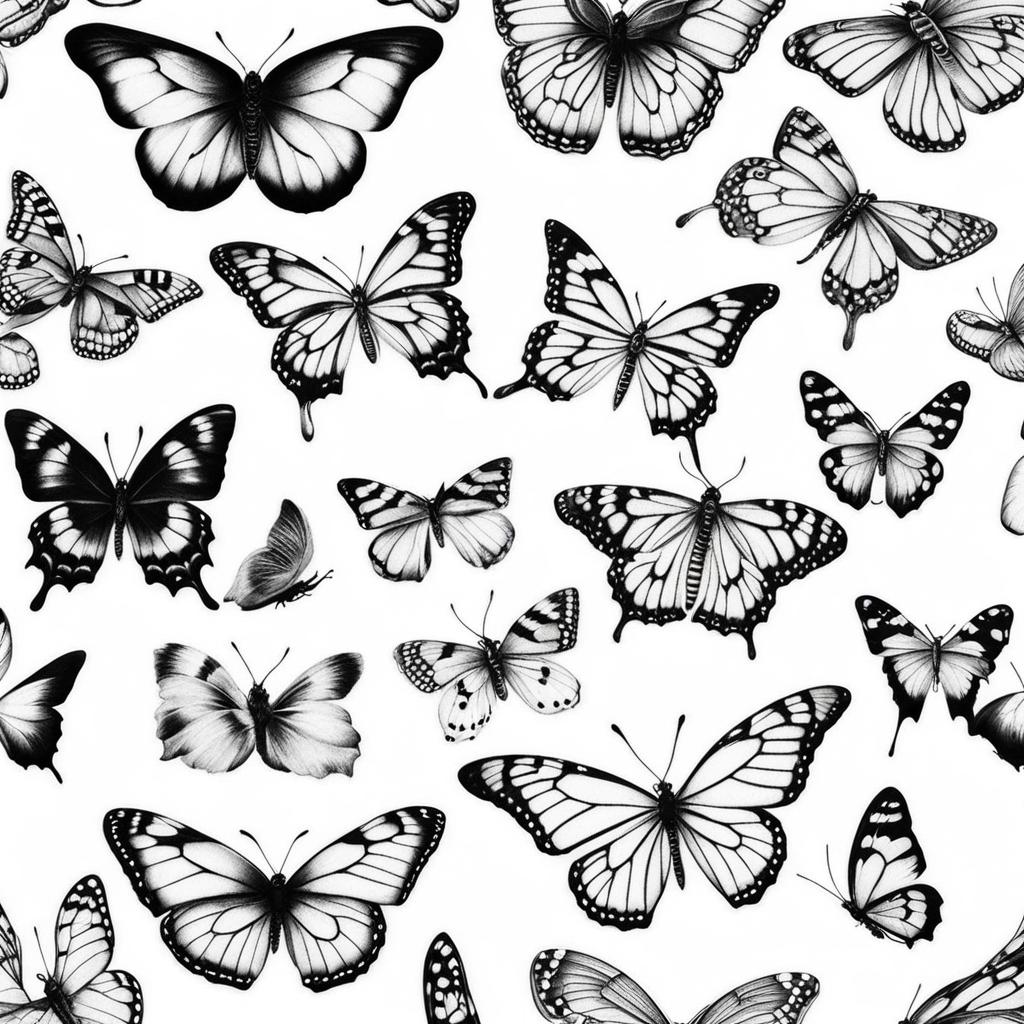 Meaningful small butterfly tattoos,Symbolic and personal small butterfly tattoos. tattoo design, white background