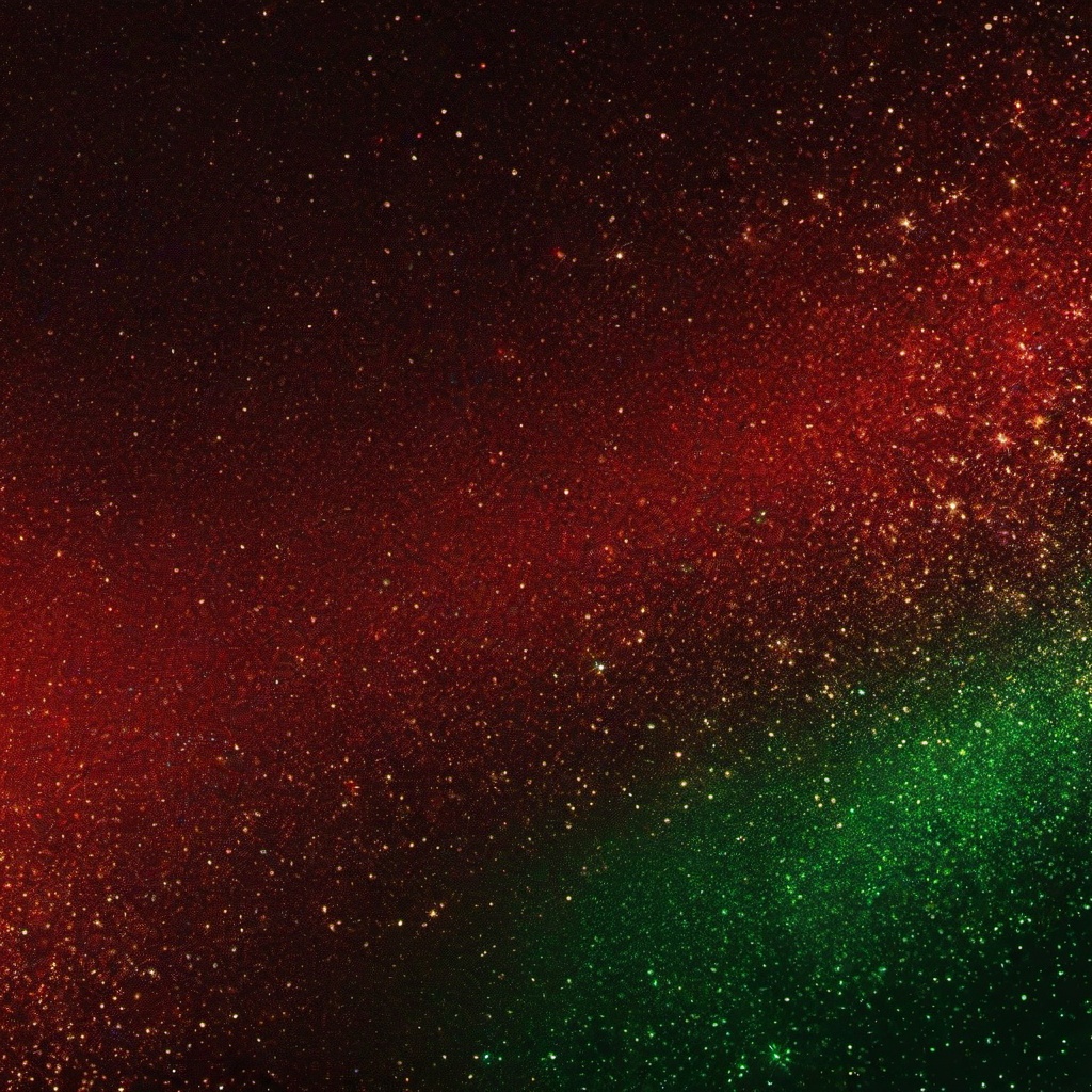 Glitter background - red and green sparkle background  