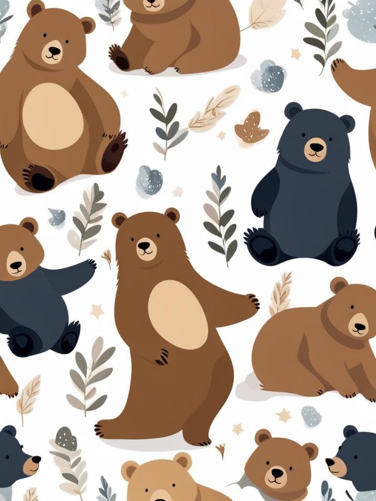 bear clipart transparent background - ready for cuddles. 