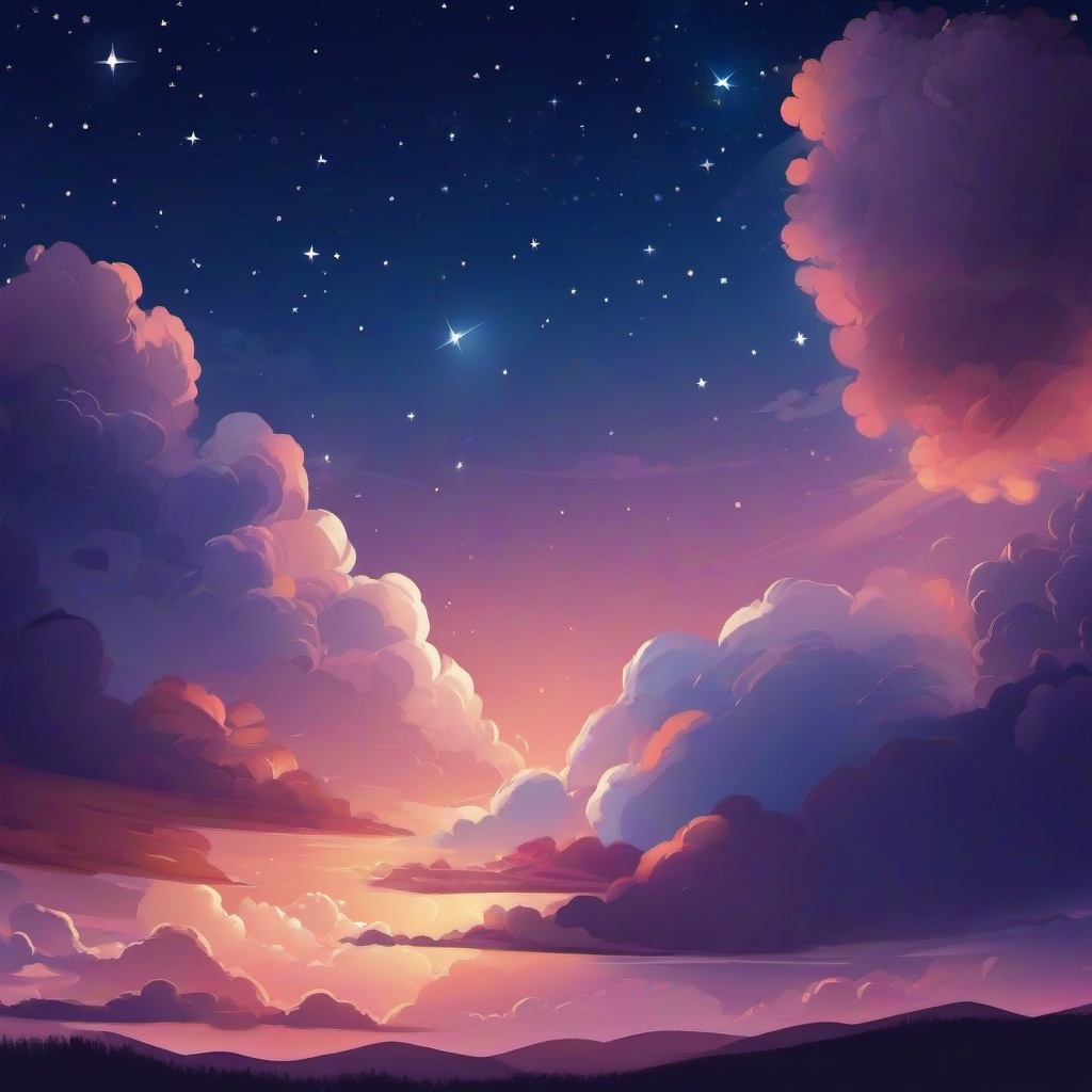 Sky Background Wallpaper - clouds and stars wallpaper  