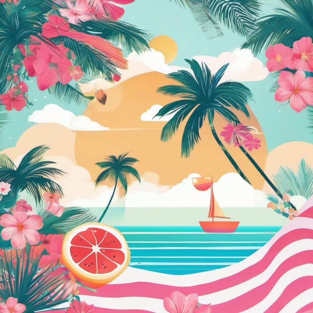 summer wallpaper preppy  background