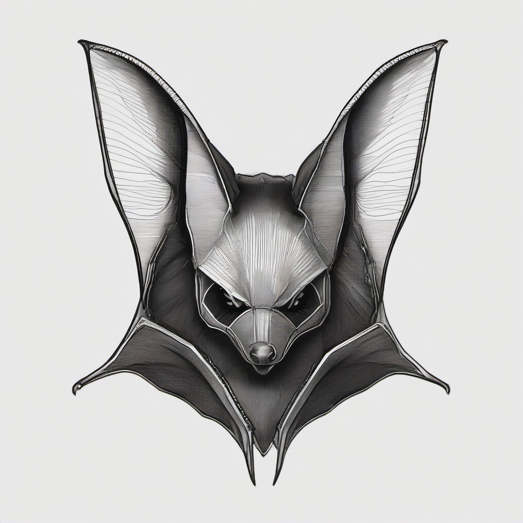 drawing of a honey bat  minimal rough sketch scribbles,doodles,black and white