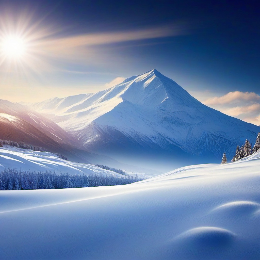 Snow Background Wallpaper - snow covered mountain background  